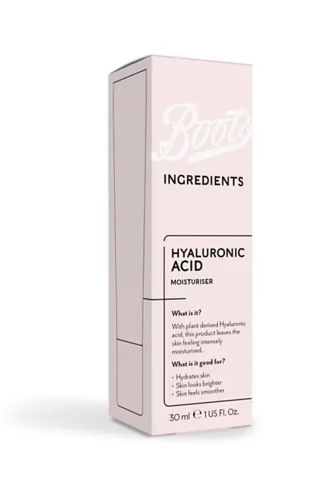Boots Ingredients Hyaluronic Acid Moisturiser