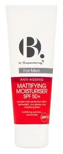 Superdrug For Men Anti-Ageing Mattifying Moisturiser SPF 50+