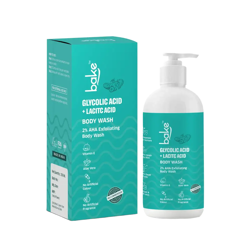 Bake Glycolic Acid & Lactic Acid Body Wash