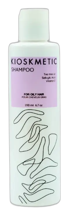 KIOSKMETIC Tea Tree Oil Salicylic Acid & Vitamin E - Oily Hair Shampoo