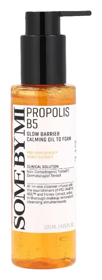 Some By Mi Propolis B5 Glow Barrier Calming Oil To Foam