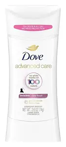 Dove Advanced Care Invisible Antiperspirant Deodorant Stick Clear Finish
