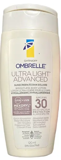 Garnier Ombrelle Ultra Light Advanced Body Lotion SPF 30