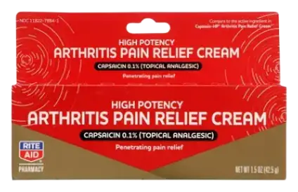 Rite Aid High Potency Arthritis Pain Relief Cream