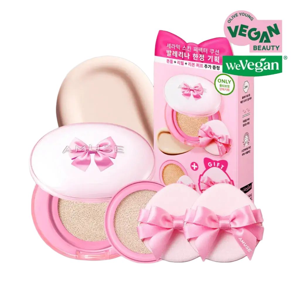 AMUSE Ballerina Edition Ceramic Skin Perfector Cushion 1 Porcelain