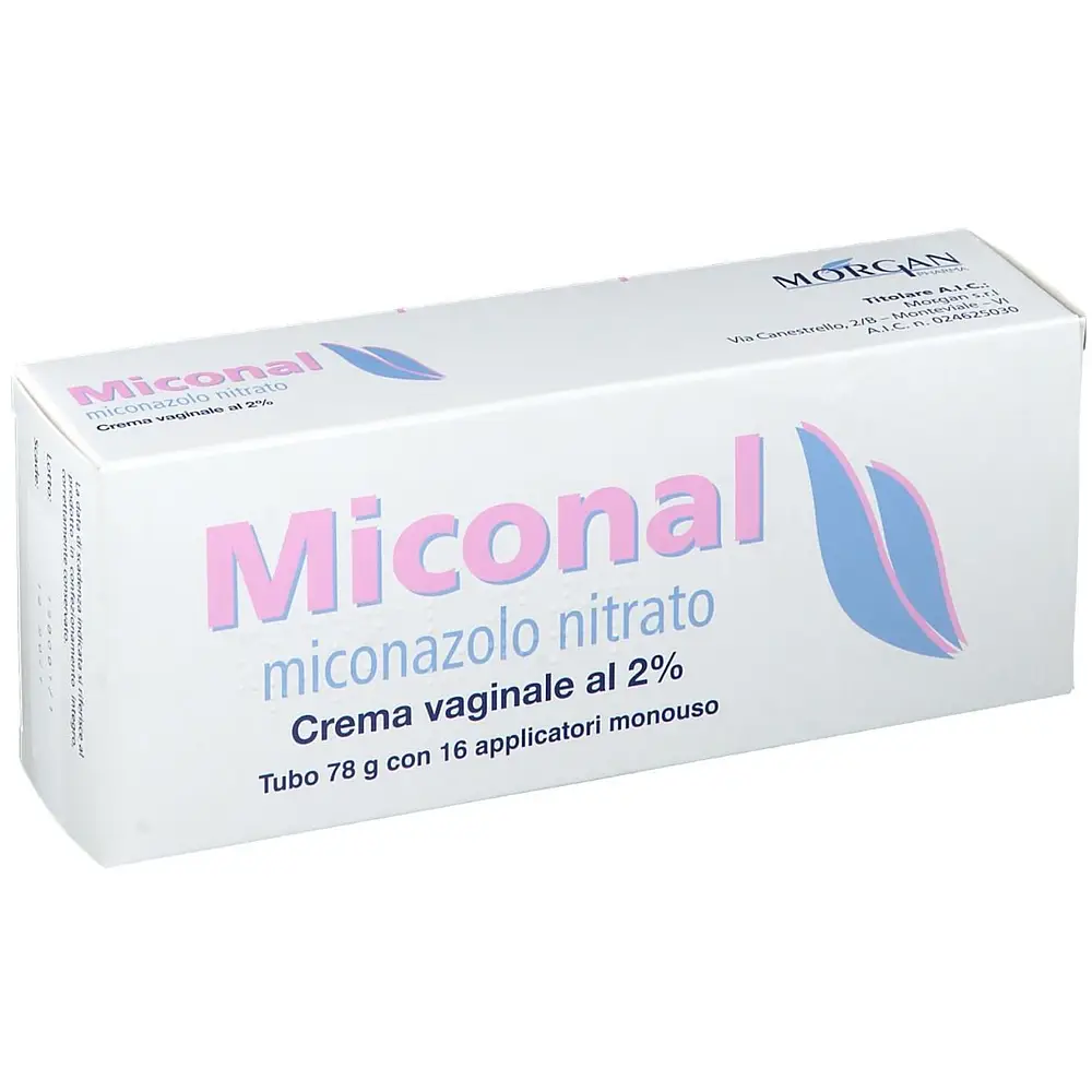 Morgan Pharma Miconal 2% Vaginal Cream Miconazole Nitrate
