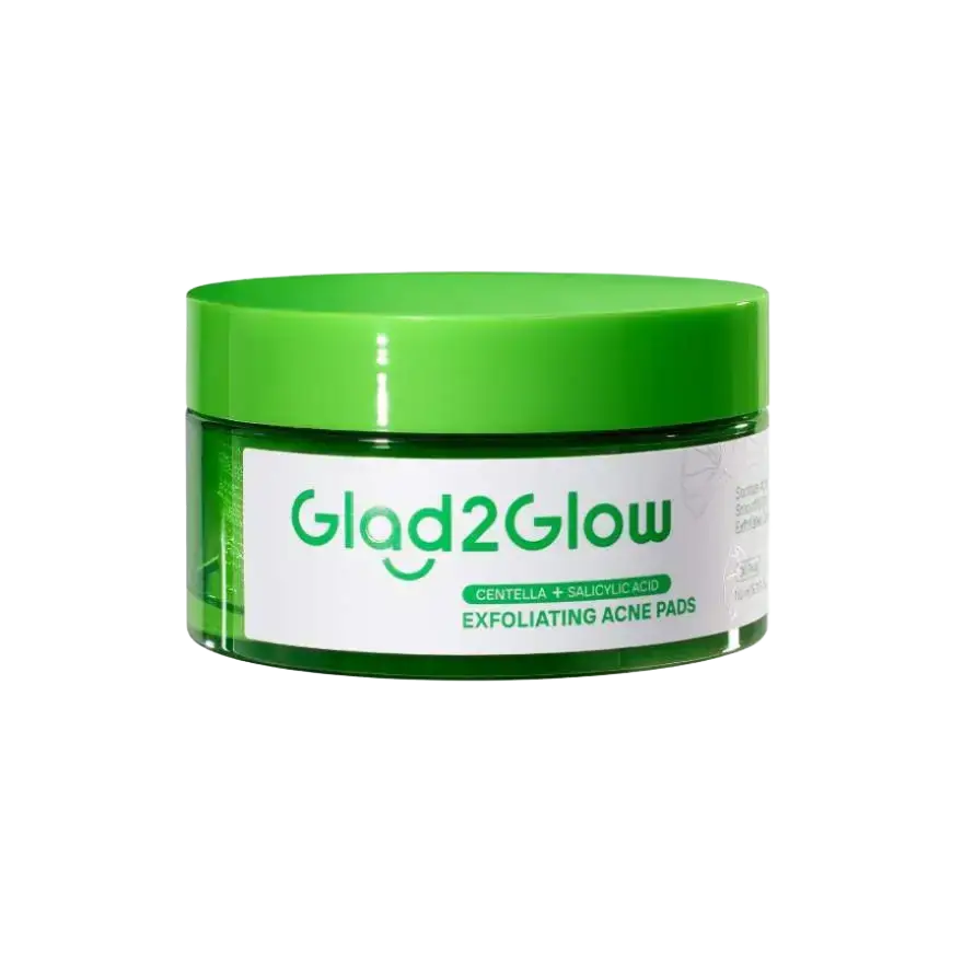 Glad2Glow Centella Salicylic Acid Exfoliating Acne Pads