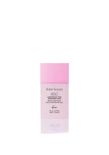 Gem Solar Screen SPF 50+ Lightweight Face Sunscreen Fluid