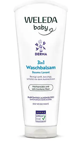 Weleda Baby Derma 3 In 1 Baume Lavant Waschbalsam