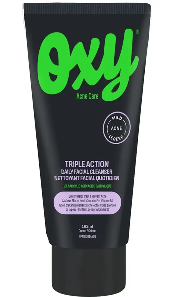 Oxy Triple Action Daily Facial Cleanser