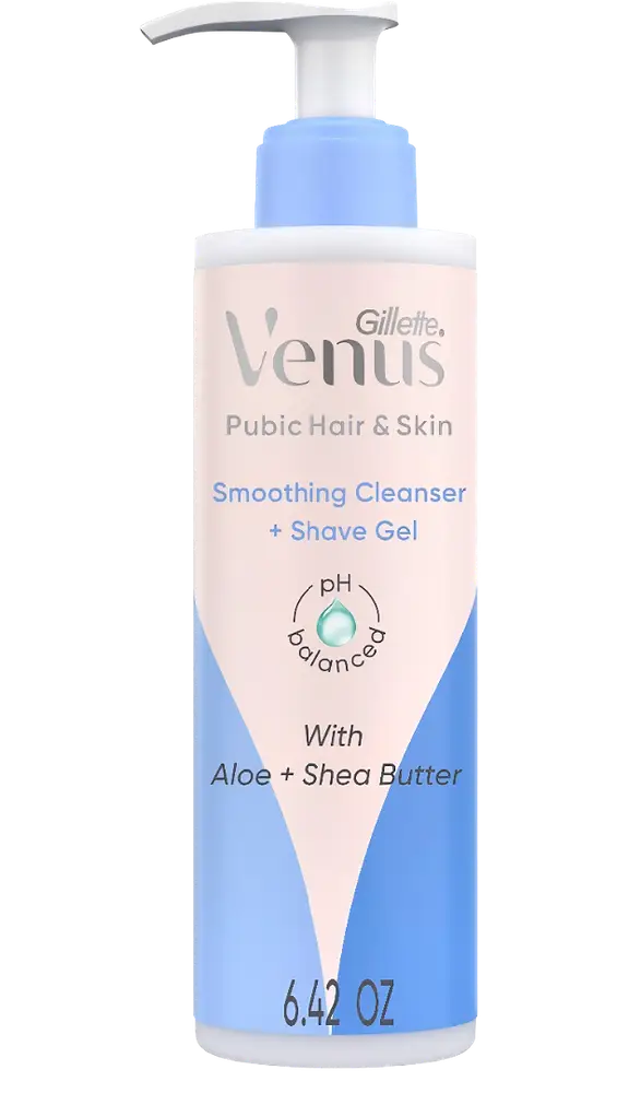 Gillette Venus Pubic Hair & Skin Smoothing Cleanser + Shave Gel