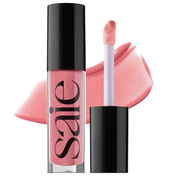 Saie Glossybounce High-Shine Hydrating Lip Gloss Oil Disco