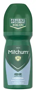 Mitchum Men's Roll On Unscented Deodorant
