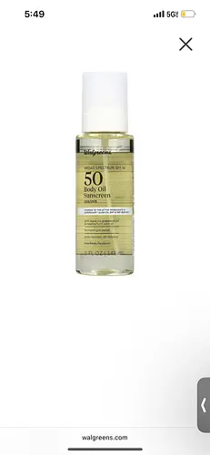 Walgreens Walgreens Super Glow Body Oil SPF 50, 5.0 fl oz