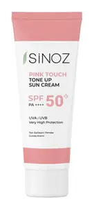 Sinoz Pink Touch Ton Eşitleyici Yüz Güneş Kremi SPF 50+ PA++++ (Pink Touch Tone Up Sun Cream SPF 50+ PA++++)