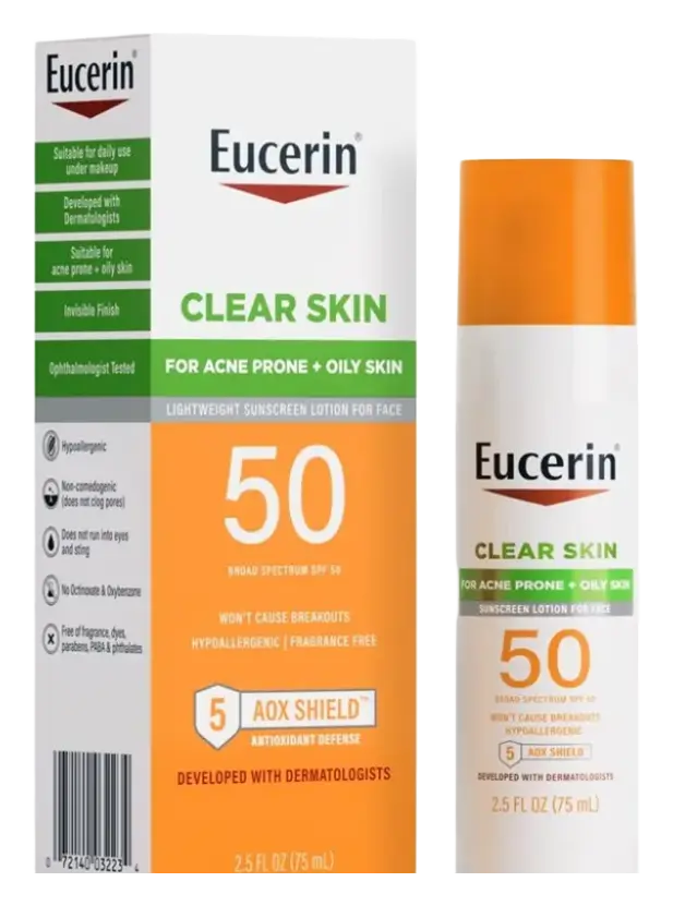 Eucerin Clear Skin SPF 50 Face Sunscreen