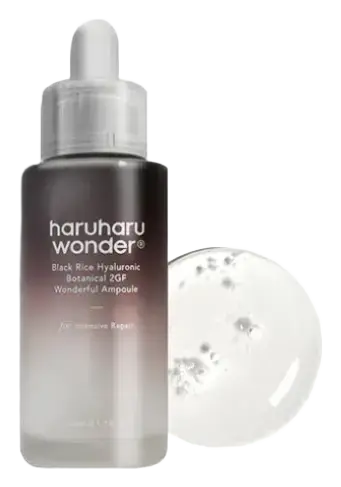 Haruharu Wonder Black Rice Hyaluronic Botanical 2GF Wonderful Ampoule