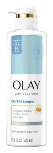 Olay Skin Solutions Hydrating Body Wash AHA/BHA Complex