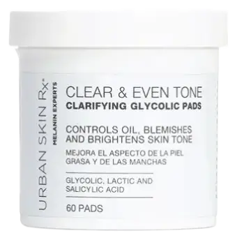 Urban Skin Clear & Even Tone Clarifying Glycolic Pads