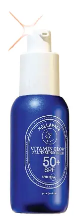HOLLAFACE Vitamin Glow Fluid Sunscreen SPF 50+