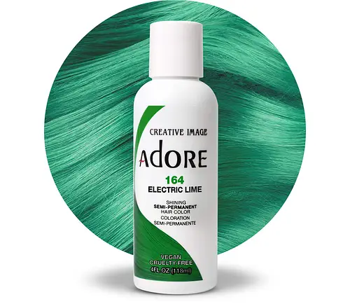 Adore Semi Permanent Hair Color 164 Electric Lime