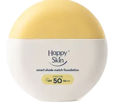 Happy Skin Cosmetics Smart Shade Match Foundation SPF 50 Light Beige