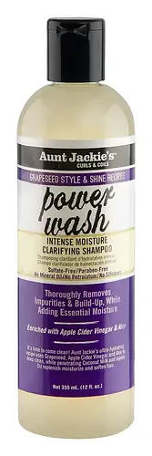Aunt Jackie's Curls & Coils Power Wash Intense Moisture Clarifying Shampoo