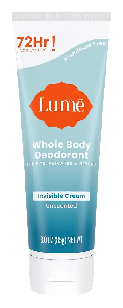 Lume Whole Body Deodorant Invisible Cream Unscented