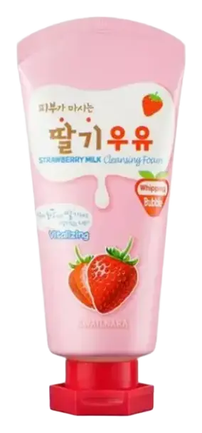 Kwailnara Milk Cleansing Foam Strawberry