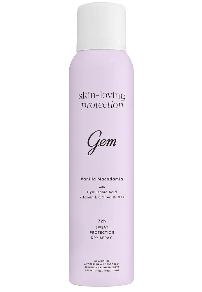 Gem Skin-Loving Protection 72h Sweat Protection Dry Spray Vanilla Macadamia