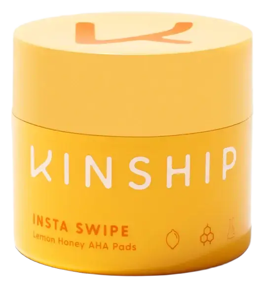 Kinship Insta Swipe Lemon Honey AHA Exfoliating Pads