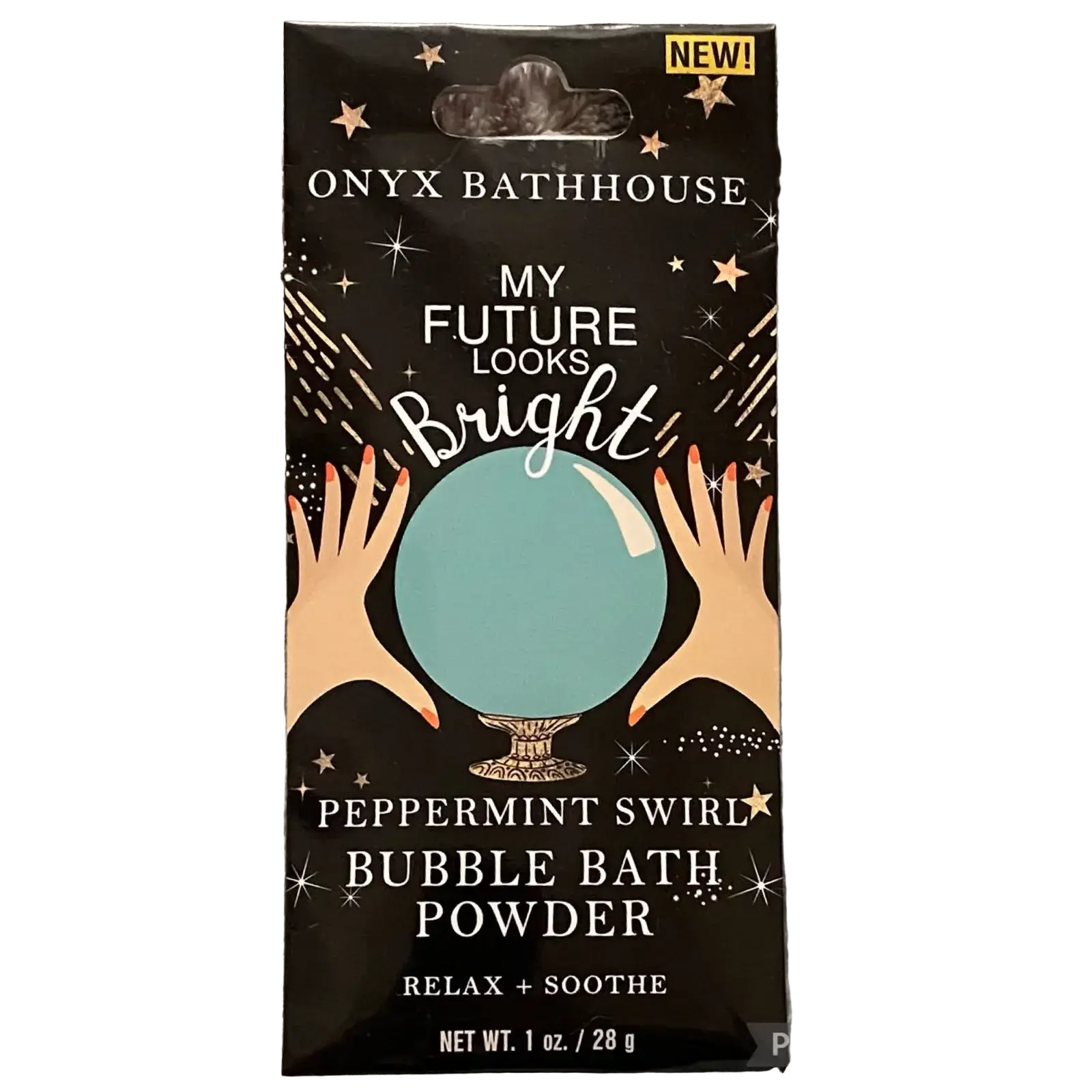 Onyx Professional Bubble Bath Powder My Future Looks Bright (Peppermint Swirl)