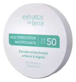 Extratos da Terra Multiprotetor Matificante Pó Compacto FPS 50