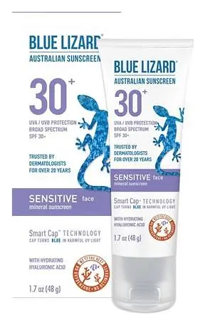 Blue Lizard Sensitive Face Mineral Sunscreen SPF 30+