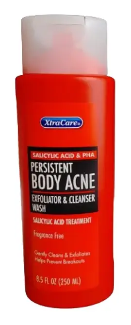 Xtracare Persistent Body Acne Exfoliator & Cleanser With Salicylic Acid & PHA