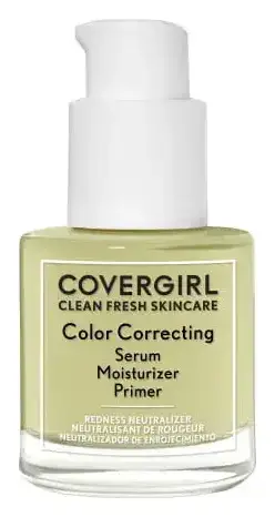 Covergirl Clean Fresh Skincare Color Correcting Serum Moisturizer Primer Redness Neutralizer, Fair