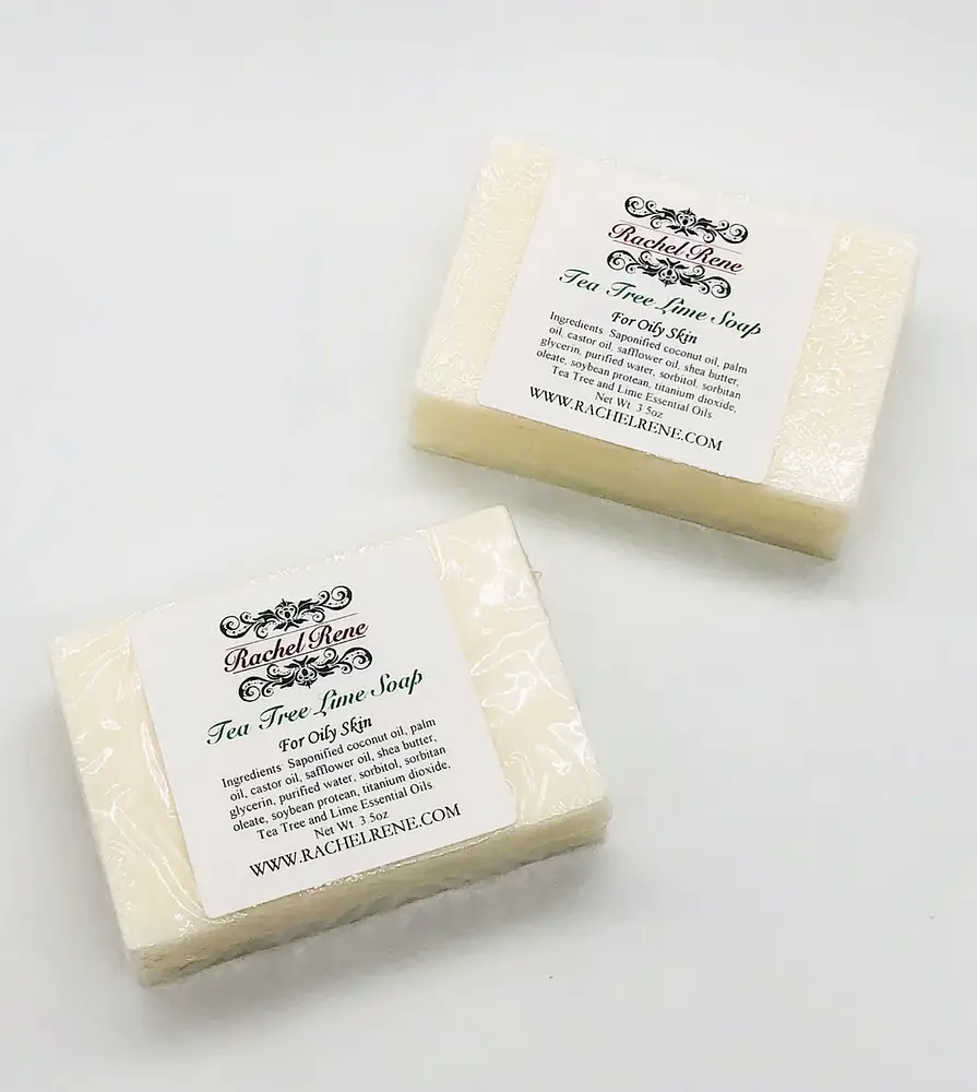 Rachel Rene Tea Tree and Lime Facial Soap Bar