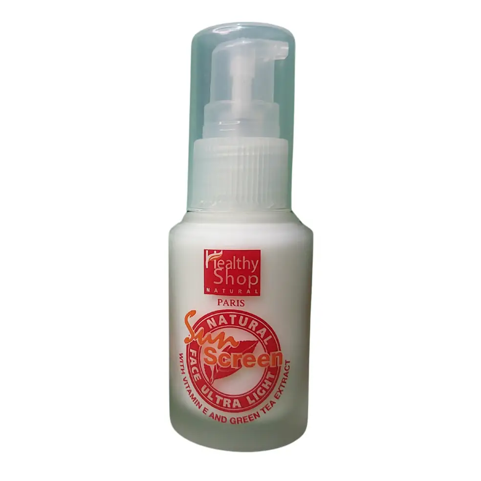 Healthy Shop Natural Sun Screen Green Tea Natural Face Ultra-Light SPF 25