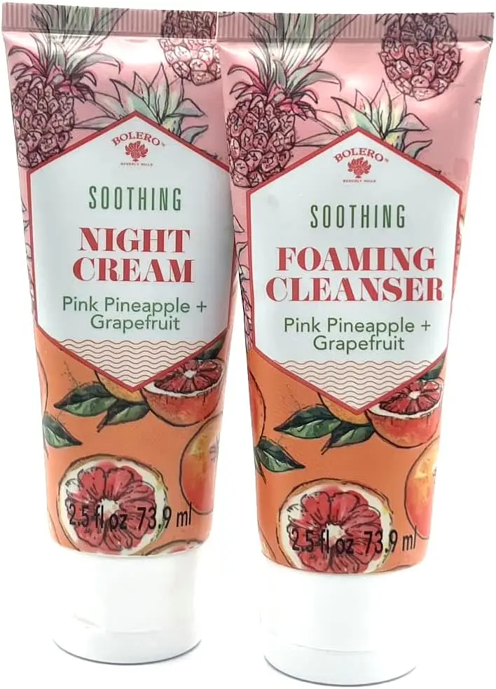 Bolero Beverly HIlls Soothing Foaming Cleanser Pink Pineapple + Grapefruit