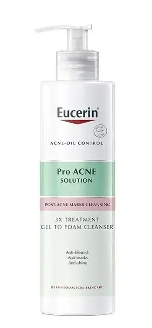Eucerin Proacne Solution 3X Treatment Gel To Foam Gel Asia