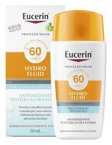 Eucerin Hydro Fluid Facial Sunscreen SPF 60 Brazil