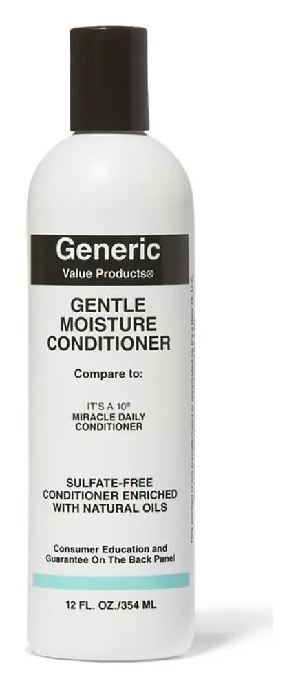Generic Value Products Gentle Moisture Conditioner Compare to It's A 10 Miracle Daily Conditioner