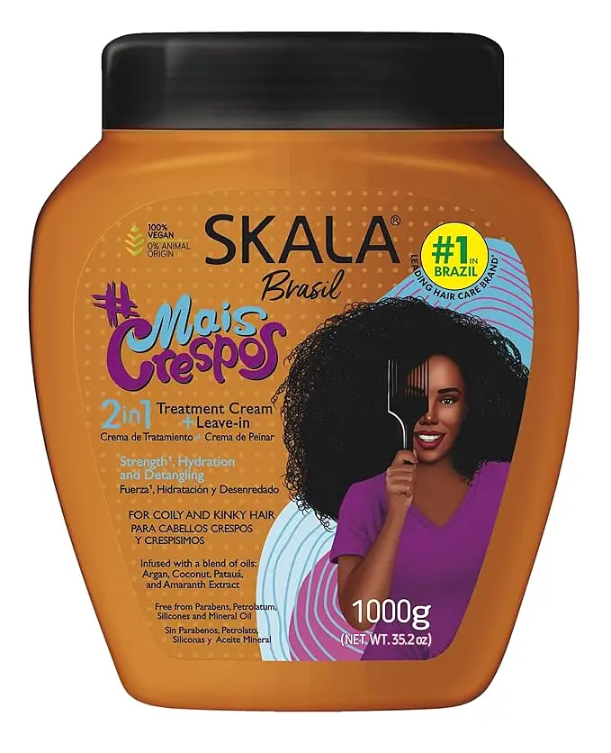 Skala Mais Crespos 2 In 1 Treatment Cream + Leave-In