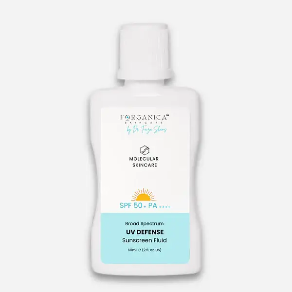 Forganica Skincare Broad Spectrum UV Defense Sunscreen Fluid SPF 50+