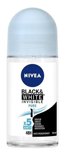 Nivea Black & White Invisible Pure Antiperspirant Roll-On Australia