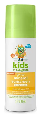 Babyganics Kids SPF 50+ Mineral Sunscreen Rollerball