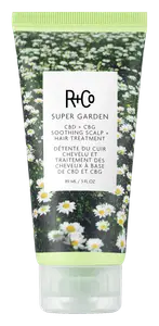R & Co Super Garden CBD + CBG Soothing Scalp + Hair Treatment