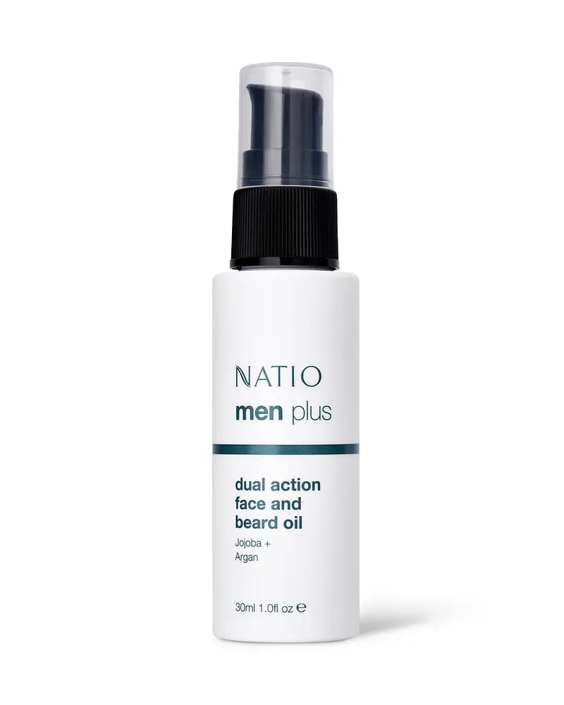 Natio Men Plus Dual Action Face And Beard Oil