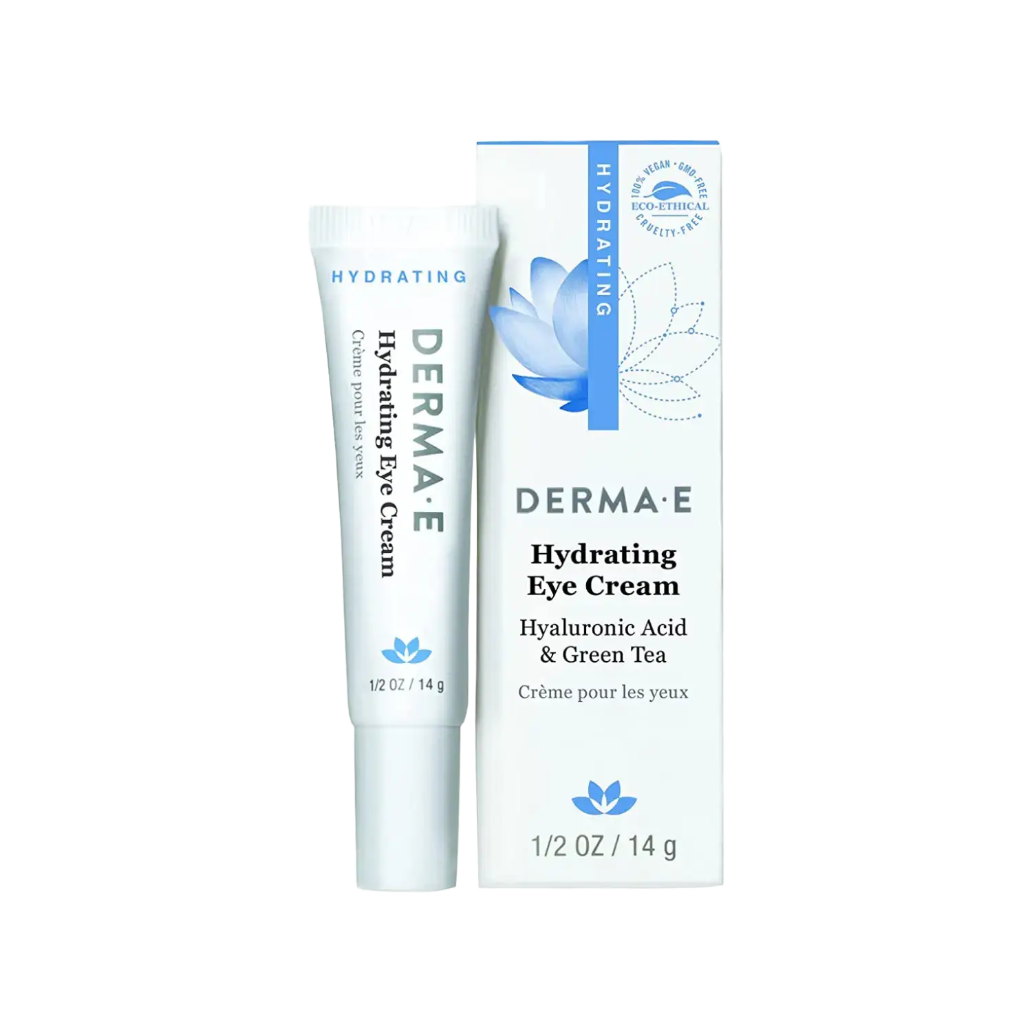 Derma E Hydrating Eye Cream with Hyaluronic Acid & Green Tea