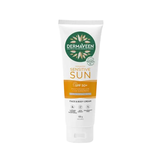 Dermaveen Sensitive Sun SPF 50+ Moisturising Face & Body Cream